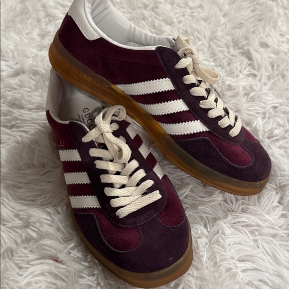adidas x gucci Other - Adidas x Gucci Gazelle in burgundy size 7 men’s